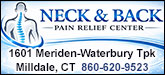 Neck and Back Pain Relief Center Sponsorship Banner
