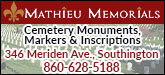 Mathieu Memorials Sponsorship Banner